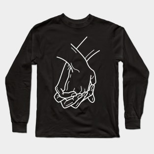 Hands Togetherness - inseparable friendship Long Sleeve T-Shirt